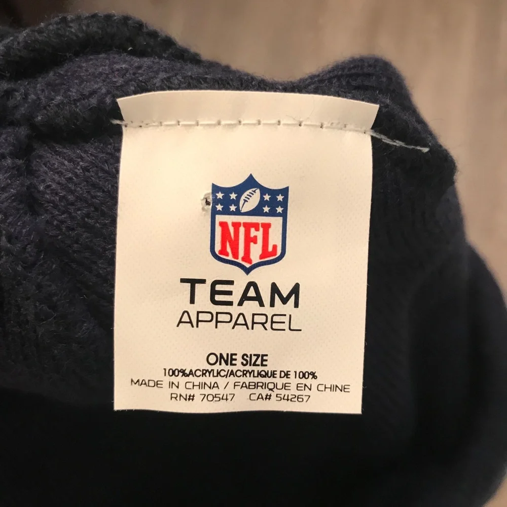 New England Patriots NFL Apparel Beanie Adult OSFA‎